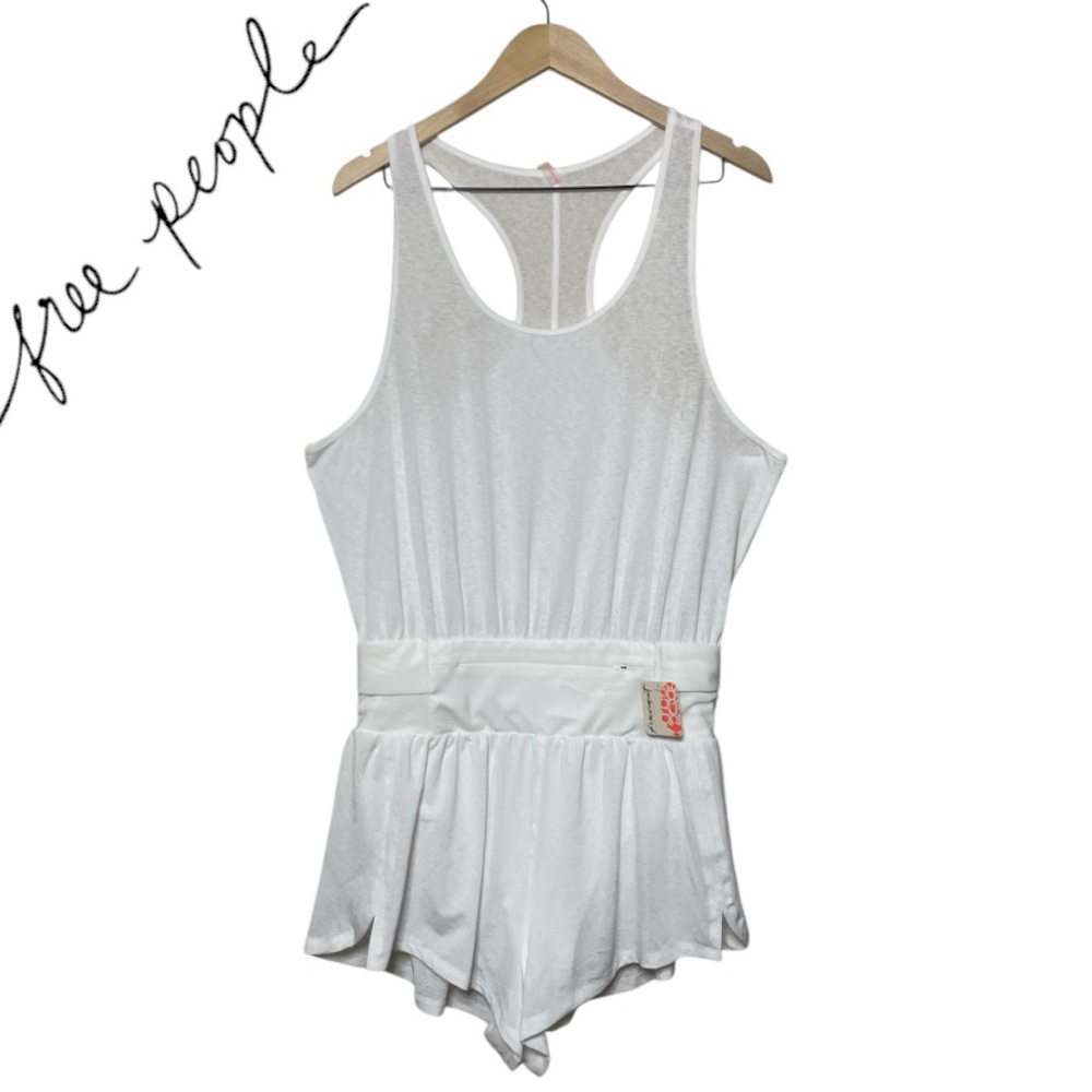 Free People Movement Light As Air Runsie Romper White